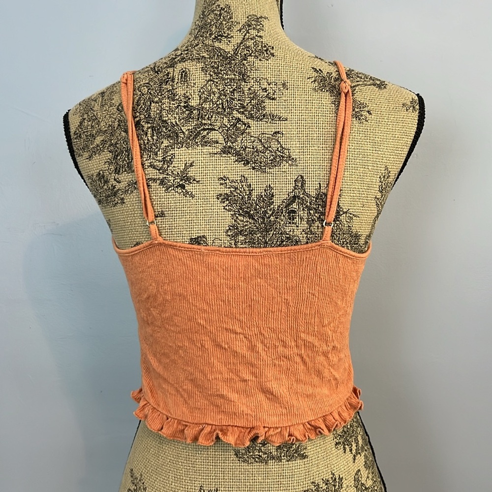 Ruched Drawstring Crop Top - Picture 5 of 6